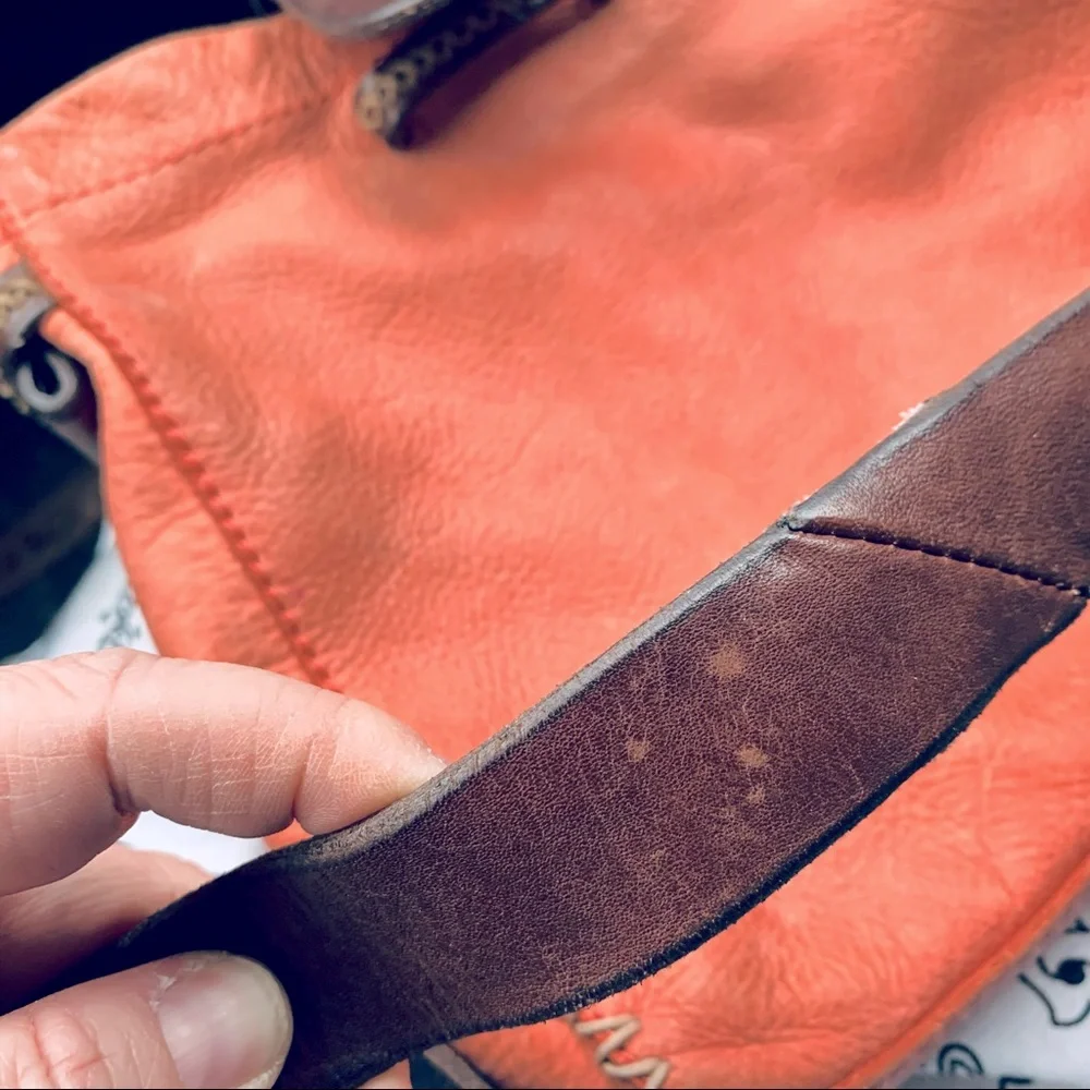 Lucky Brand coral leather crossbody bag_3